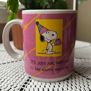 Snoopy mug-happy birthday
